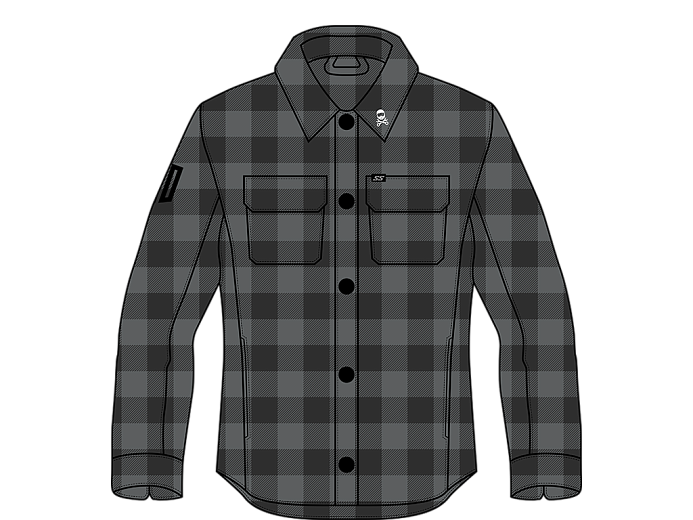 Моторубашка  FSD True Grit black/grey L