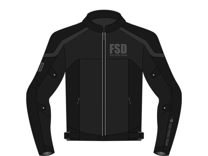 Мотокуртка ткань FSD JADE black L