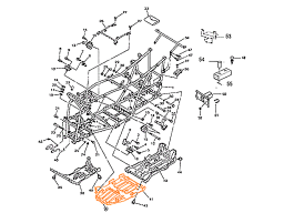 HISUN HS500ATV Средняя пластина защиты рамы 83702-107-0000
