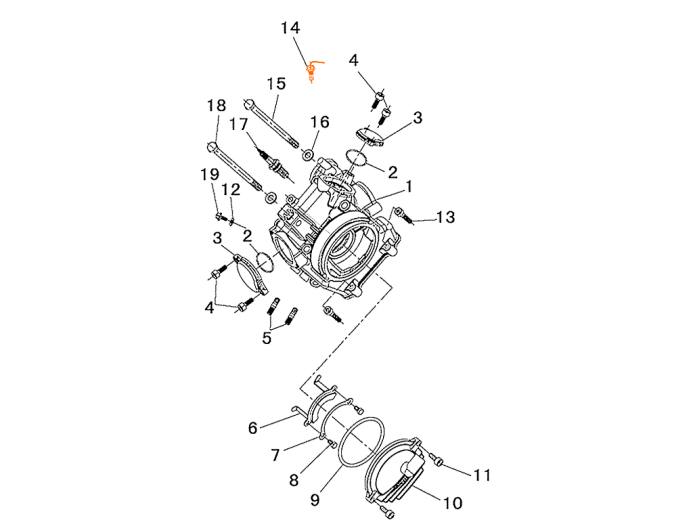 HISUN HS500ATV-2 Температурный датчик 36550-004-0000