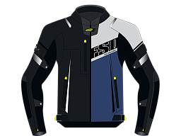 Мотокуртка ткань FSD TERRA 2.0 black/ice/navy L