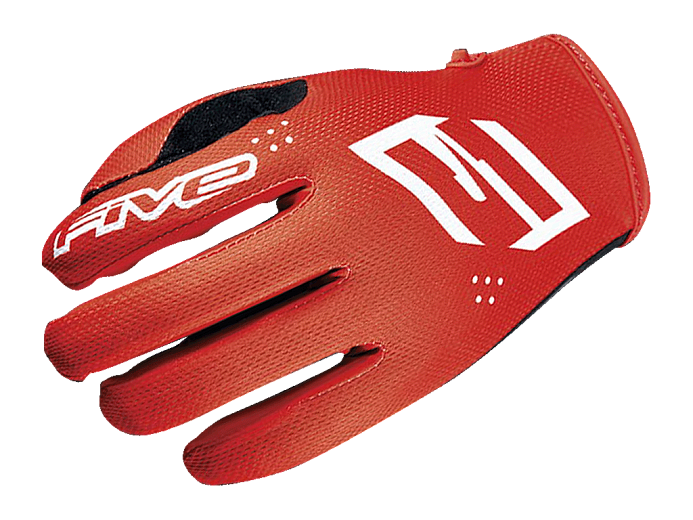 Мотоперчатки кроссовые FIVE MXF4 mono red 8/S