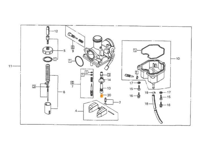 HONDA Жиклер #95 99101-GHB-0950
