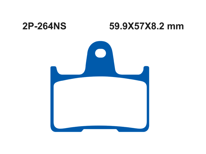 Тормозные колодки NISSIN 2P-264NS