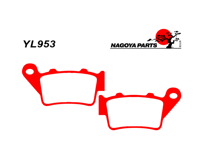 NAGOYA PARTS Тормозные колодки  YL953