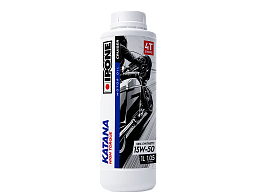 Масло IPONE 4T HIGH TORQUE KATANA 15W50 1L синтетическое (x15)