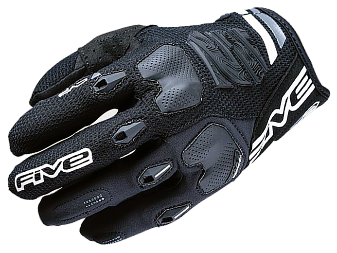 Мотоперчатки кроссовые FIVE E2 black 10/L