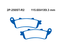 Тормозные колодки NISSIN 2P-250ST-R2