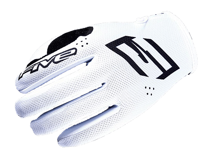 Мотоперчатки кроссовые FIVE MXF4 mono white 9/M