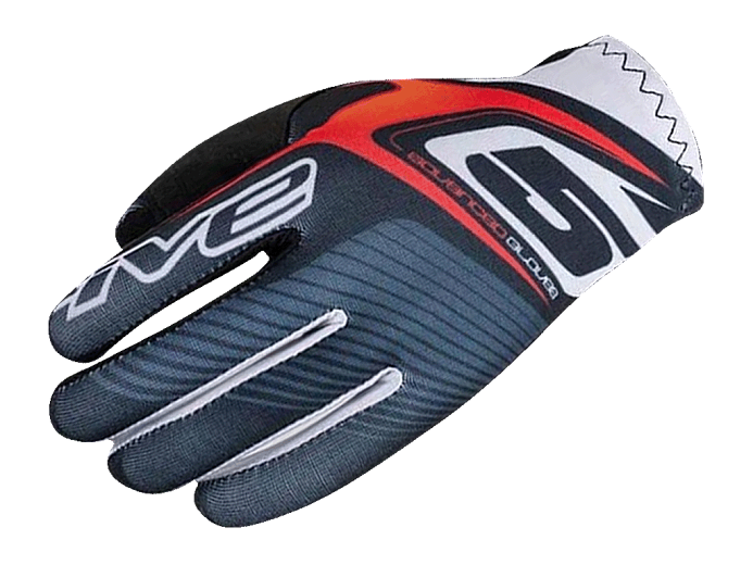 Мотоперчатки кроссовые FIVE MX PRACTICE plate red 13/XXXL