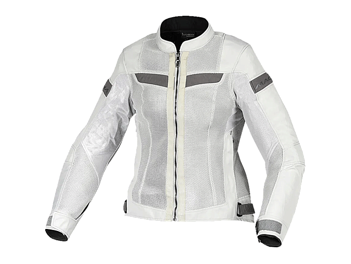 Мотокуртка MACNA VELOTURA ткань женская светло-серая M