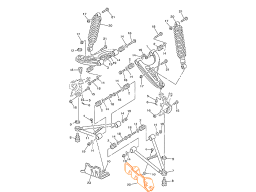 HISUN HS700ATV Защита переднего рычага(R) 82106-107-0000