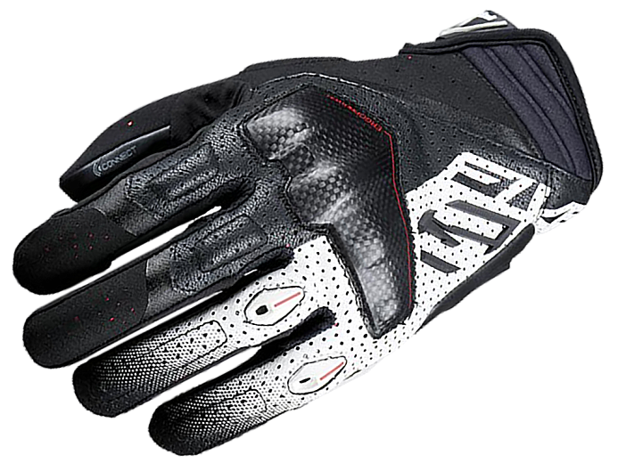 Мотоперчатки FIVE RSC EVO черно/белые 10/L