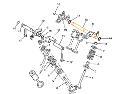 HISUN HS700ATV Вал выпускного рокера