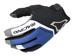 Мотоперчатки MACNA HEAT-1 черно/сине/белые L