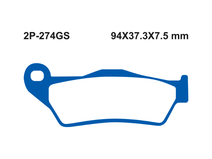 Тормозные колодки NISSIN 2P-274GS