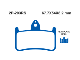 Тормозные колодки NISSIN 2P-203RS