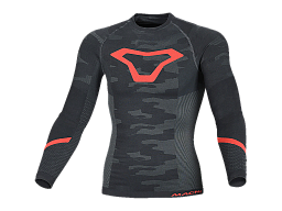 Термобельё MACNA ЗИМНЕЕ футболка черно/серо/крас.S/M