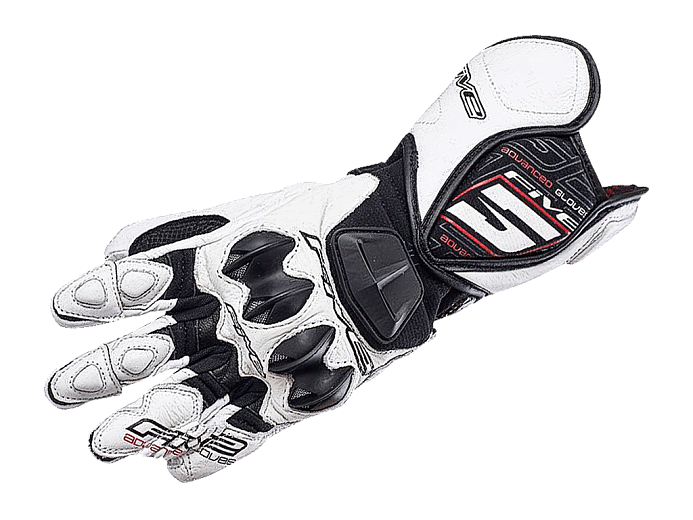 Мотоперчатки FIVE RFX1 детские белые 9/M