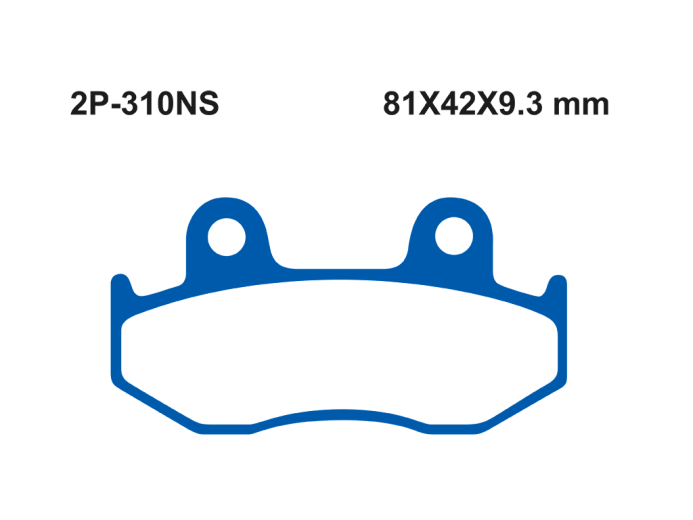 Тормозные колодки NISSIN 2P-310NS