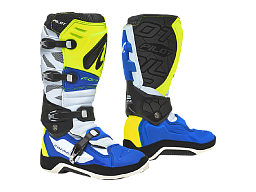 Кроссовые мотоботы FORMA PILOT YELLOWFLUO/WHITE/BLUE 44