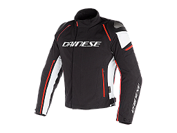 Мотокуртка ткань DAINESE RACING 3 D-DRY N32 BLK/WHITE/FLUO-RED 48