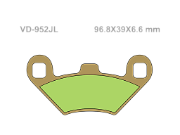 VESRAH Тормозные колодки VD-952JL