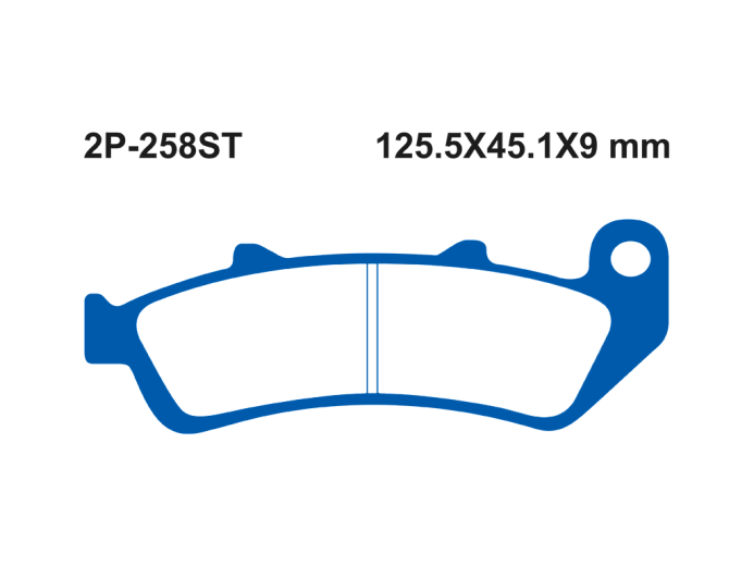 Тормозные колодки NISSIN 2P-258ST