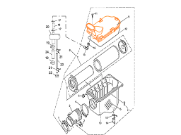 HISUN HS500ATV Крышка воздушного фильтра 17102-107-0000