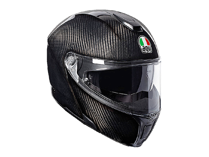 Мотошлем AGV SPORTMODULAR MATT CARBON XS