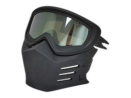 Очки с маской, комплект для шлема SIMPSON CHOPPER зеркальный