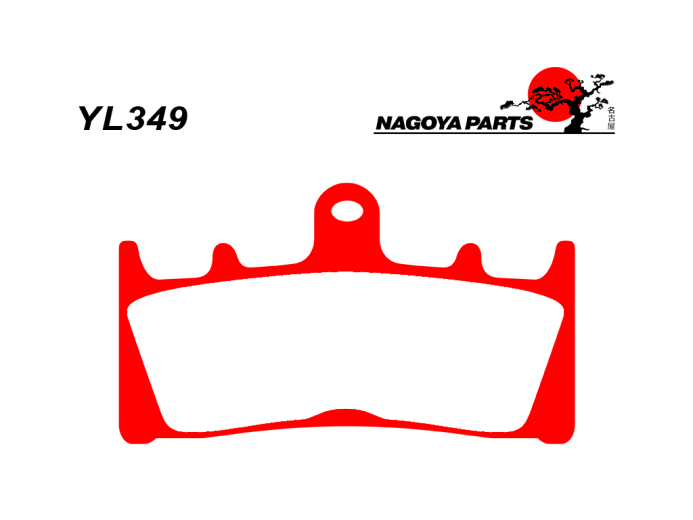 NAGOYA PARTS Тормозные колодки  YL349