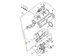 HISUN HS700ATV  Пружина выпускной системы 95081-115-0005