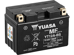 YUASA   Аккумулятор  YT12A-BS с электролитом