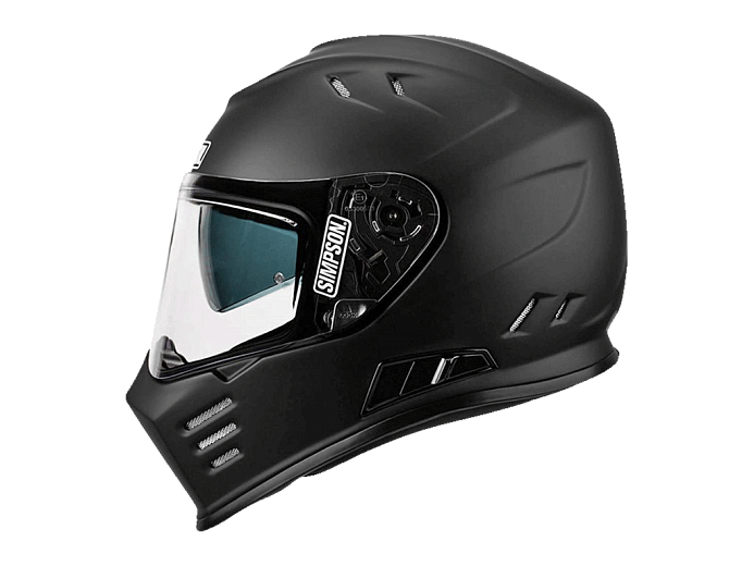 Мотошлем SIMPSON VENOM MATT BLACK S