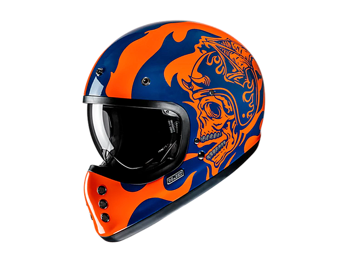 Мотошлем HJC V60 FLAME MC27 S