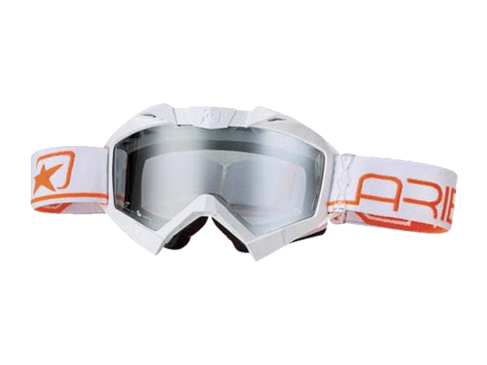 Очки кроссовые ARIETE  ADRENALINE PROFI-WHITE