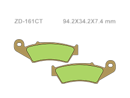 VESRAH Тормозные колодки VD-161CT