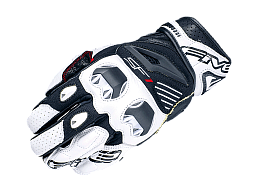 Мотоперчатки FIVE SF1 белые 8/S