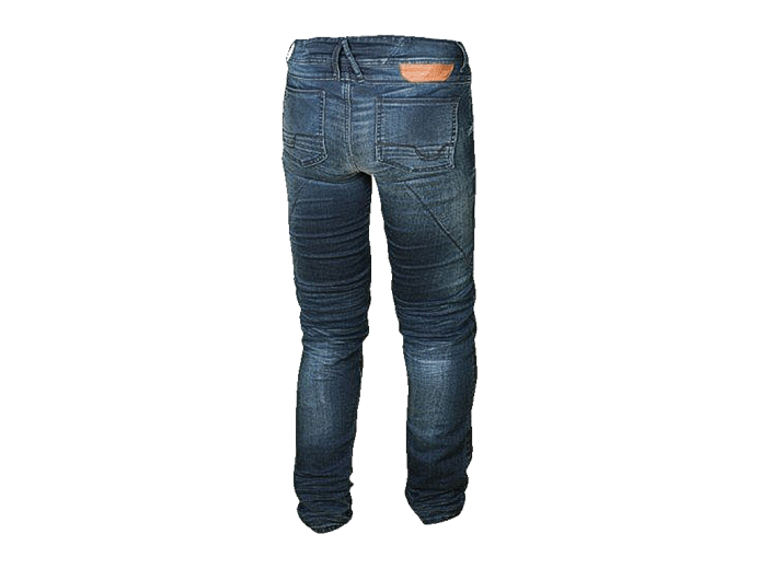 Мотоджинсы MACNA STONE ткань синие 34