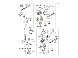 KAWASAKI Кронштейн тормозной машинки 43034-1053