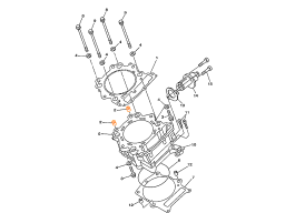 HISUN HS700ATV Втулка направляющая блока цилиндра 90804-002-0000