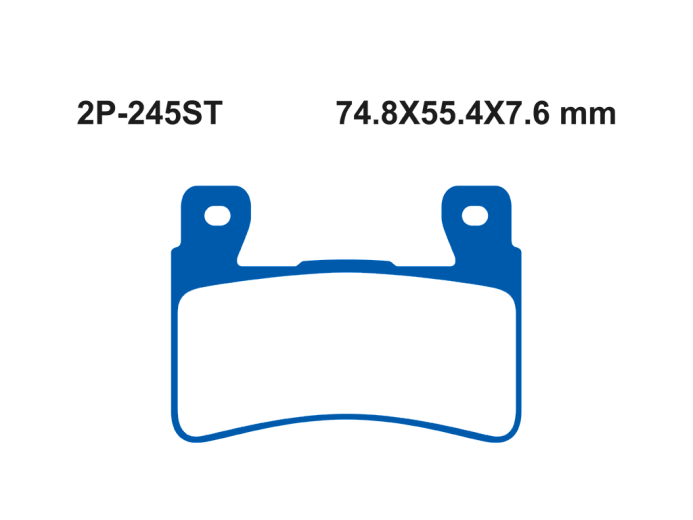 Тормозные колодки NISSIN 2P-245ST
