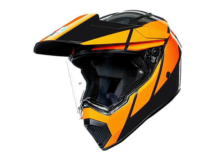 Мотошлем AGV AX9 TRAIL GUNMETAL/ORANGE S