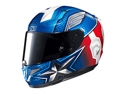 Мотошлем HJC RPHA11 MARVEL MC2 CAPTAIN AMERICA S