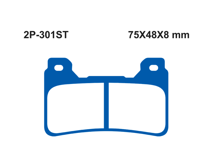 Тормозные колодки NISSIN 2P-301ST