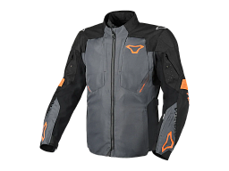 Мотокуртка MACNA NOTCH черно/серо/оранжевая L