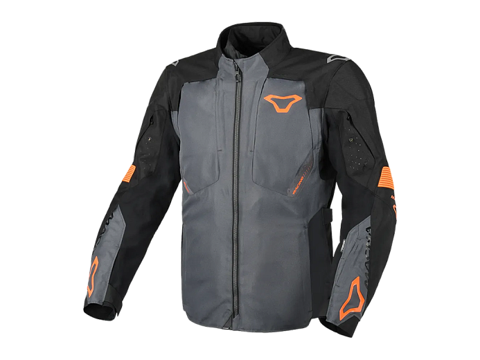 Мотокуртка MACNA NOTCH черно/серо/оранжевая L
