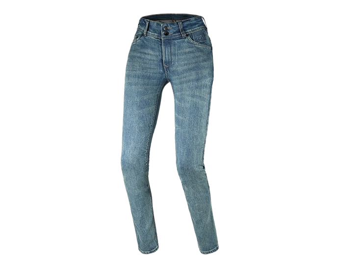 Мотоджинсы MACNA ARAMON slim fit ткань женские голубые 34
