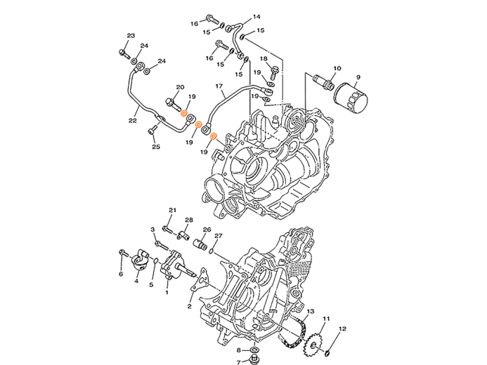 HISUN HS500ATV Alu.Washer 14*22*1.5